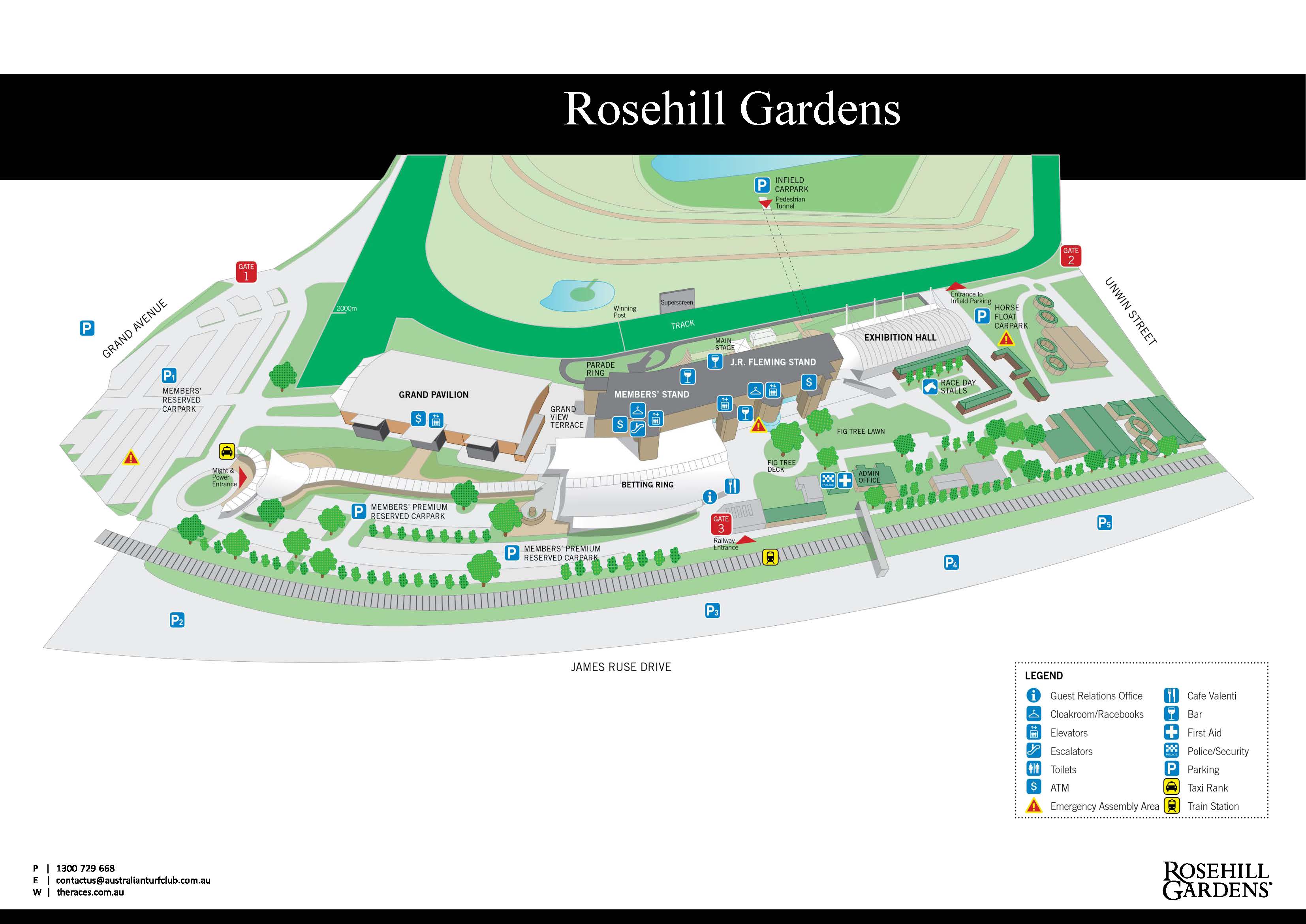 Map of Rosehill Gardens